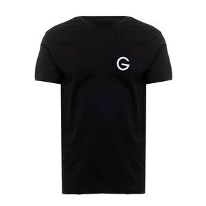 Gaudenzi Women Black Cotton T-Shirt With Logo Print Gaudenzi Woman